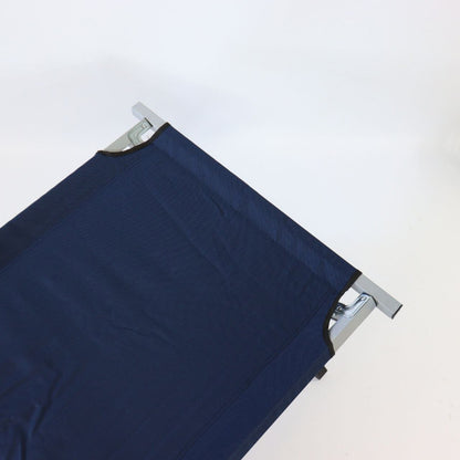 Ліжко розкладне для кемпінгу до 120 кг, 189х70х45см, Темно-синій / Розкладачка ліжко туристичне