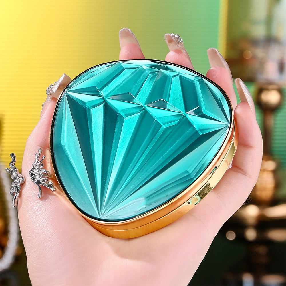 Триколірний кушон для обличчя Drawshe + спонж 10мл / Зволожуючий тональний кушон / Крем-пудра кушон