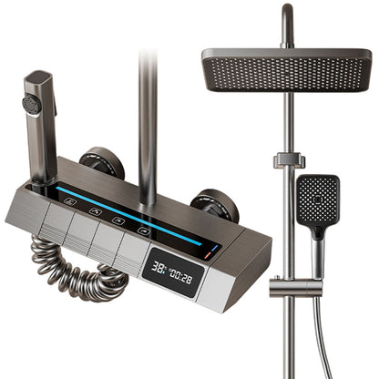 Душова система з термостатом та LED-дисплеєм 120см, AA6-6 / Комплект для душу / Душова стійка у ванну