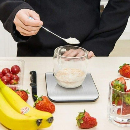 Кухонні ваги з платформою до 5 кг / Сенсорні ваги з підсвічуванням