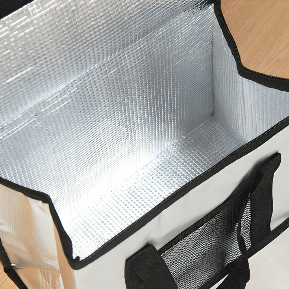 Термосумка складна для продуктів та напоїв, 25л / Сумка-холодильник / Терморюкзак з ручками