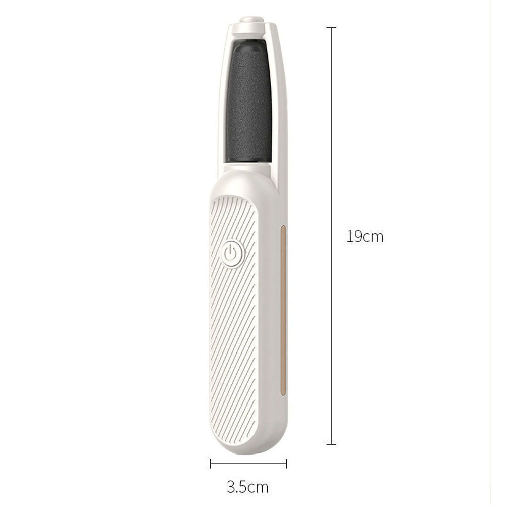 Електрична пемза для ніг + 2 насадки, з USB / Акумуляторна роликова пилка для стоп