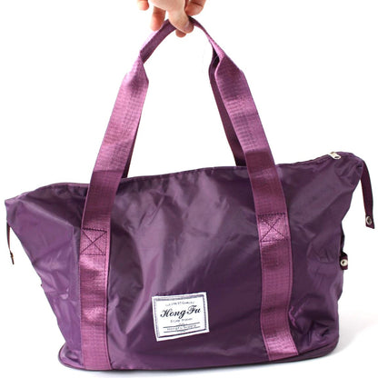 Сумка жіноча 55х42х21см, XL-1029, Фіолетова / Складна сумка для подорожей / Сумка-трансформер
