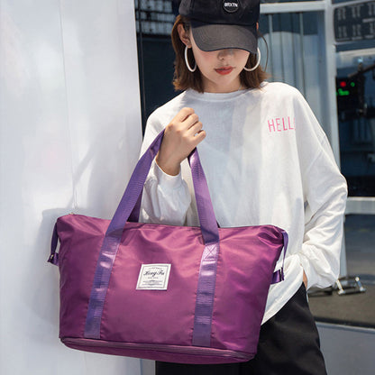 Сумка жіноча 55х42х21см, XL-1029, Фіолетова / Складна сумка для подорожей / Сумка-трансформер