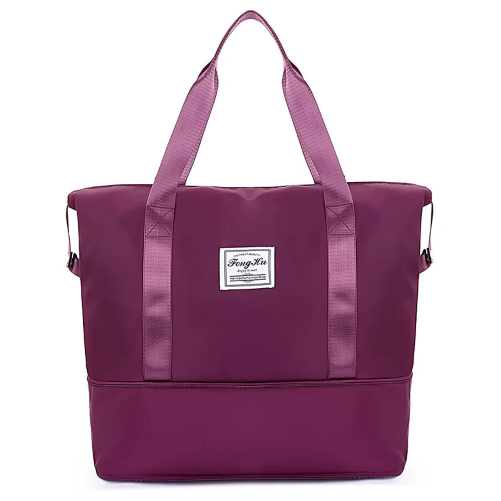 Сумка жіноча 55х42х21см, XL-1029, Фіолетова / Складна сумка для подорожей / Сумка-трансформер