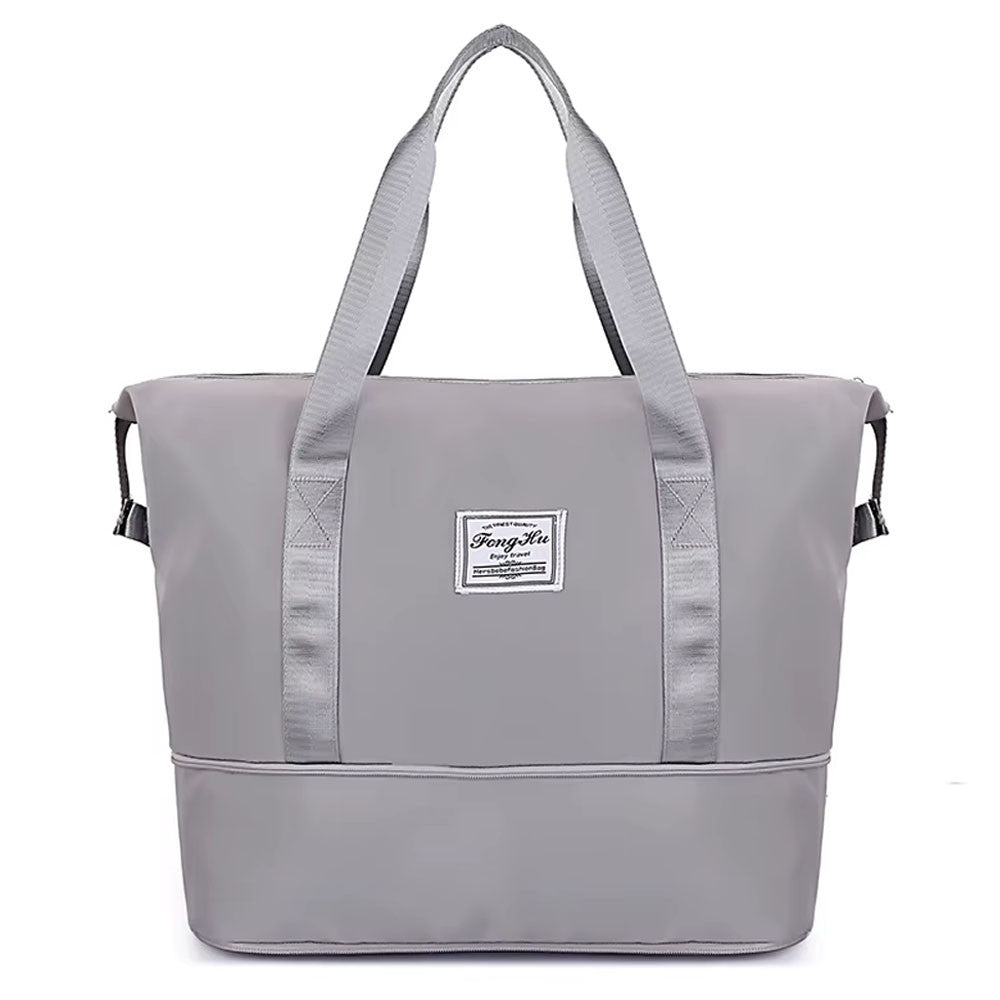 Сумка жіноча 55х42х21см, XL-1029, Сіра / Складна сумка для подорожей / Сумка-трансформер