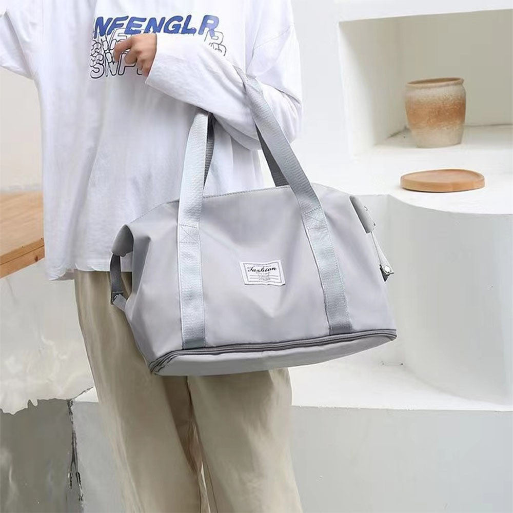 Сумка жіноча 55х42х21см, XL-1029, Сіра / Складна сумка для подорожей / Сумка-трансформер