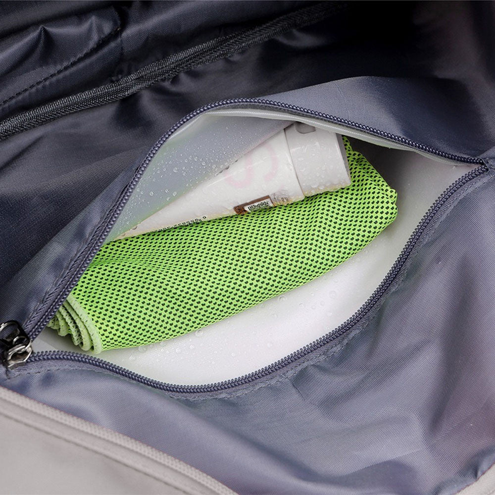 Сумка жіноча 55х42х21см, XL-1029, Сіра / Складна сумка для подорожей / Сумка-трансформер