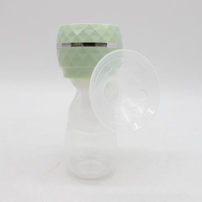 Електричний молоковідсмоктувач з LED-дисплеєм, 180мл, USB, Зелений / Бездротовий зціджувач для грудного молока