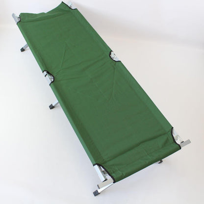Розкладушка для кемпінгу до 120 кг, 189х60х45см, Зелене / Туристичне ліжко-розкладачка