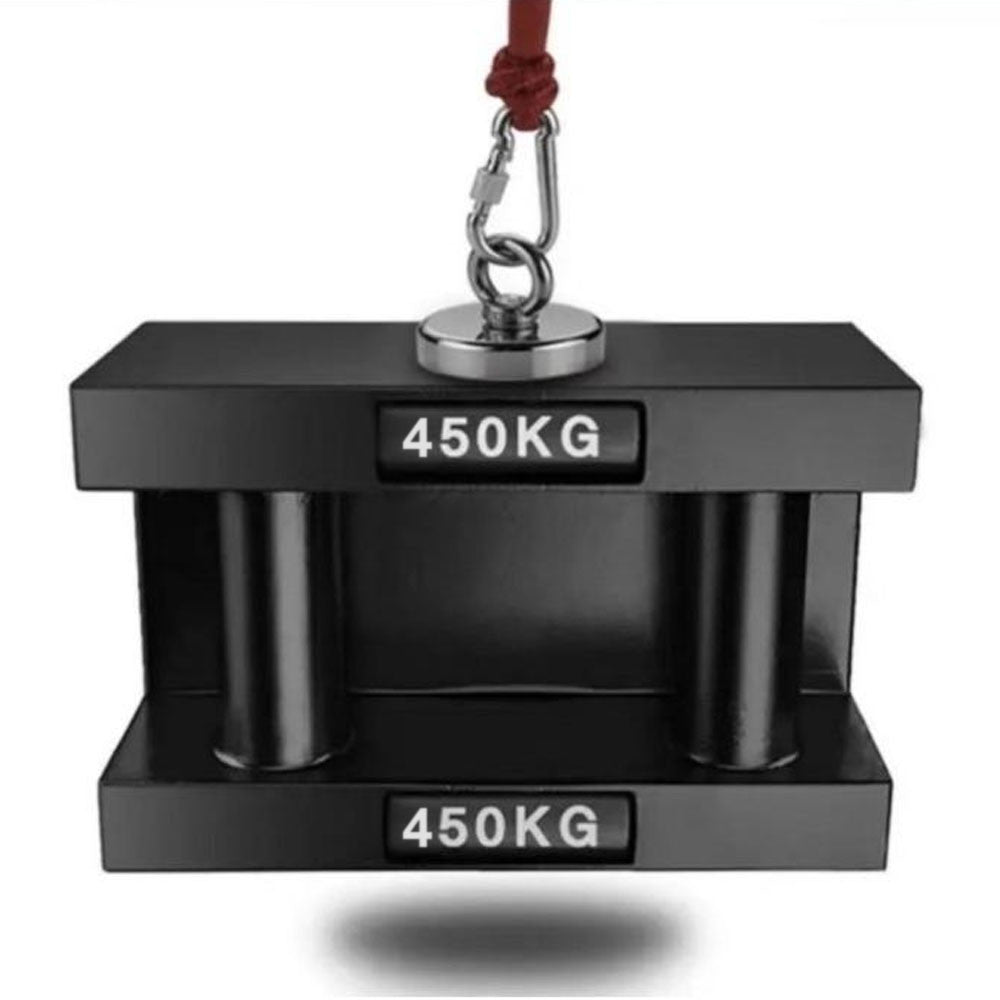 Неодимовий магніт 120мм - 450кг у корпусі із зовнішнім кільцем / Пошуковий магніт / Магніт для пошуків металу