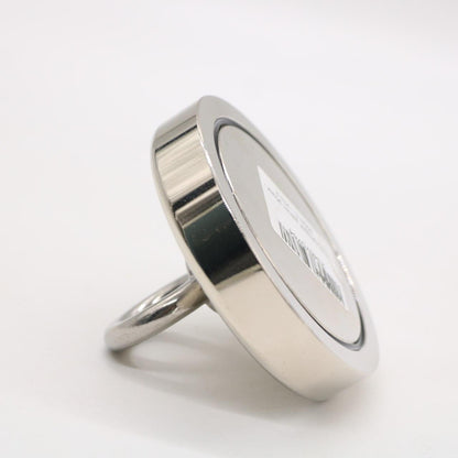 Неодимовий магніт 120мм - 450кг у корпусі із зовнішнім кільцем / Пошуковий магніт / Магніт для пошуків металу