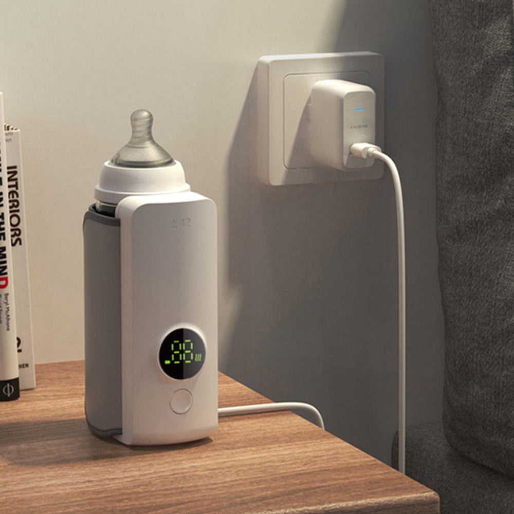 Підігрівач для пляшечок з 6 режимами до +55° від USB Milk Shaker LY-872 / Термочохол для пляшечок
