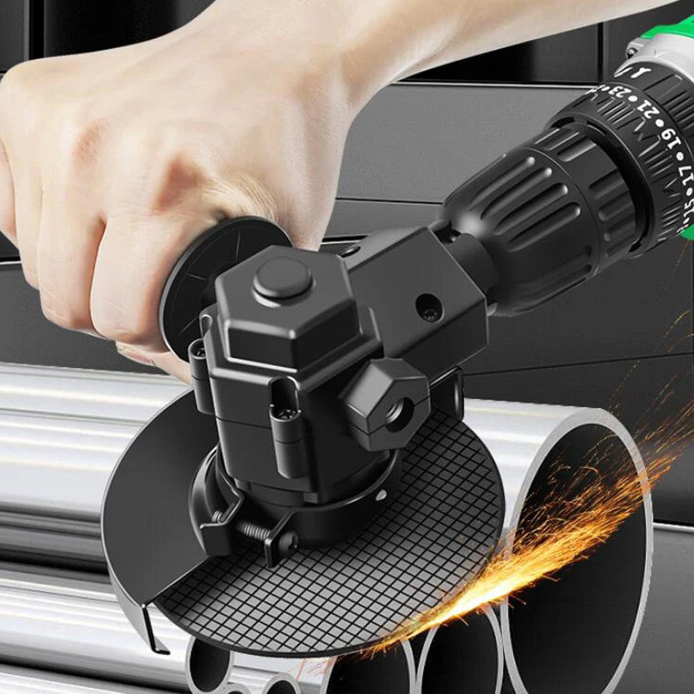 Бічна шліфувальна насадка на дриль / Насадка болгарка на шуруповерт / Насадка для модернізації дриля