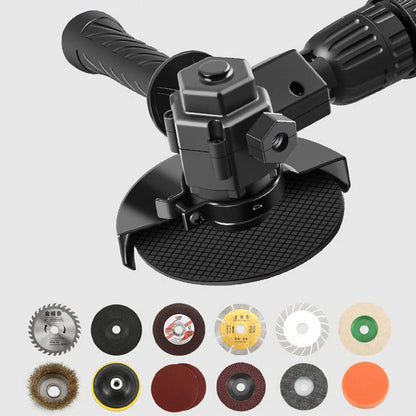 Бічна шліфувальна насадка на дриль / Насадка болгарка на шуруповерт / Насадка для модернізації дриля