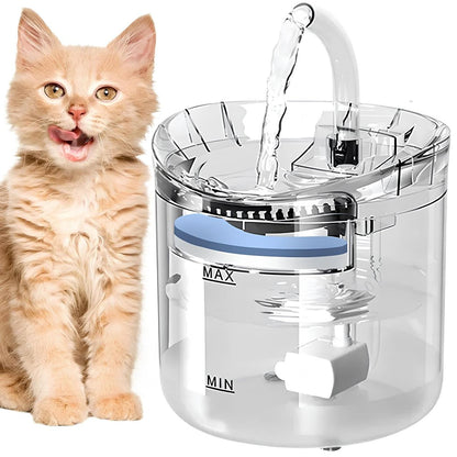 Автоматична поїлка-фонтан для котів та собак, 1,8л, від USB / Питний фонтанчик для тварин