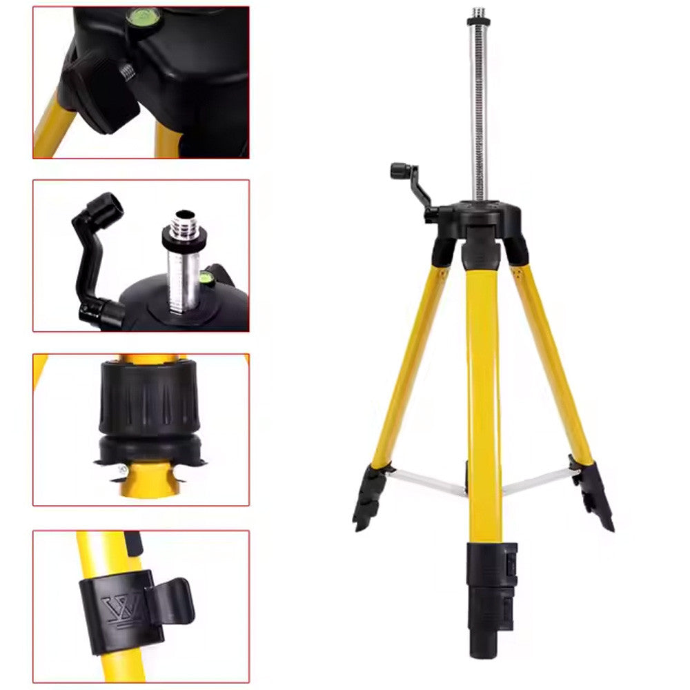 Штатив для лазерного рівня 40-100см, різьба 5/8" / Телескопічний штатив тринога для нівеліру