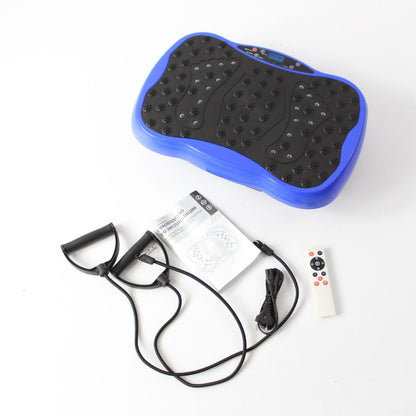 Платформа вібраційна для тренувань до 120кг + пульт, Синя / Віброплатформа для схуднення / Фітнес-платформа
