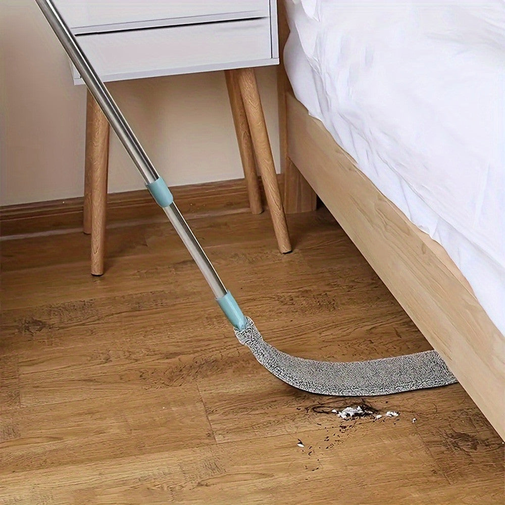 Гнучка швабра для важкодоступних місць, 61-104см / Телескопічна щітка для пилу / Тонка швабра для прибирання