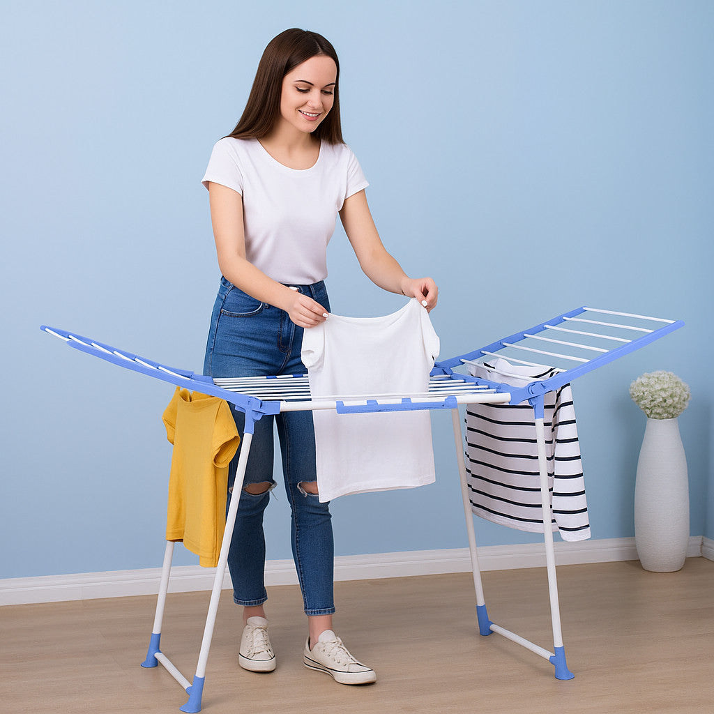 Сушарка для білизни підлогова 172х60х87, Clothes dryer, Білий / Складна сушка для одягу / Посилена сушарка для речей