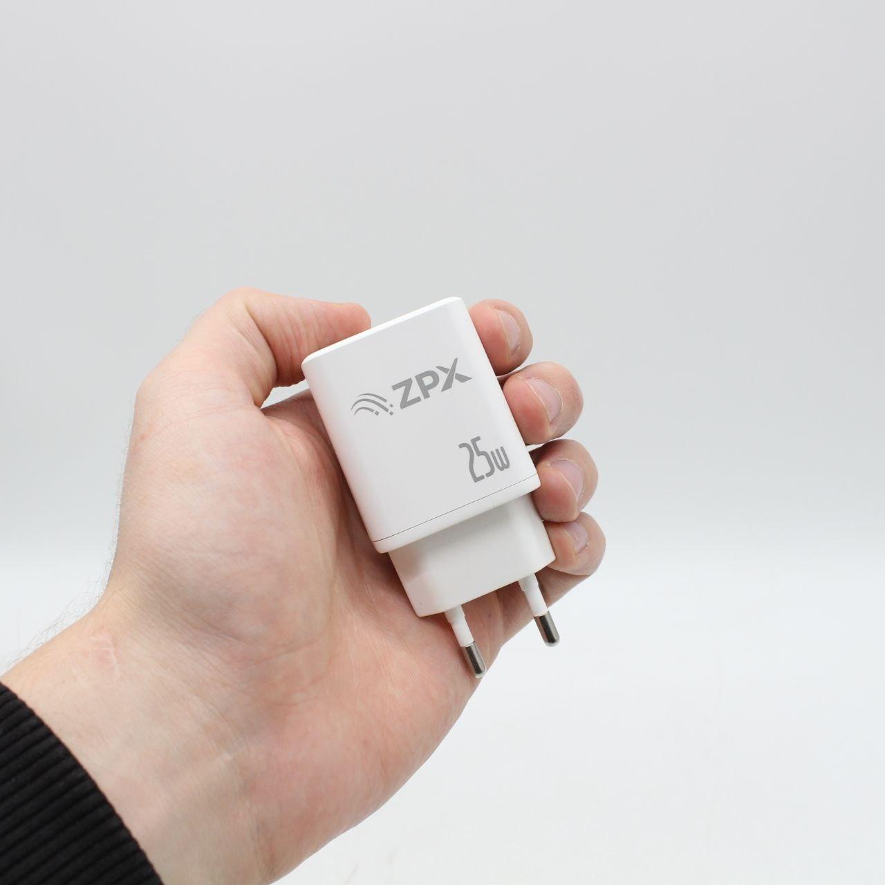 Мережевий адаптер 25Вт Type-C зі швидкою зарядкою / Блокування для заряджання / Зарядний пристрій