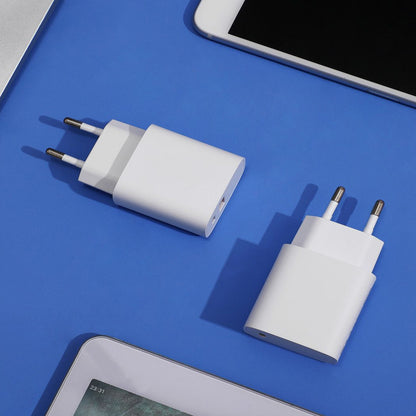 Мережевий адаптер 25Вт Type-C зі швидкою зарядкою / Блокування для заряджання / Зарядний пристрій