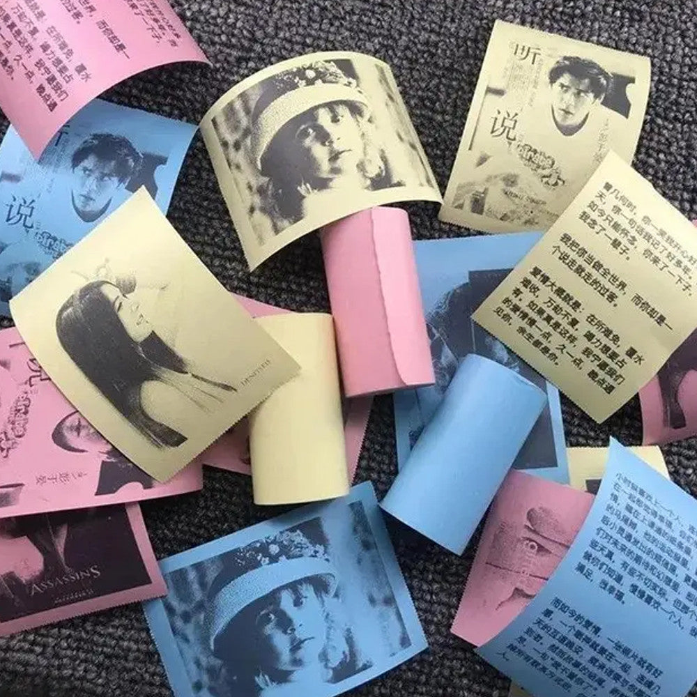 Самоклеючий термопапір для міні-принтера 57x25мм, 3 кольори / Набір кольорового паперу для термопринтера