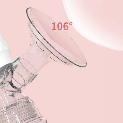 Електричний молоковідсмоктувач з LED-дисплеєм, 180мл, USB, Білий / Бездротовий зціджувач для грудного молока