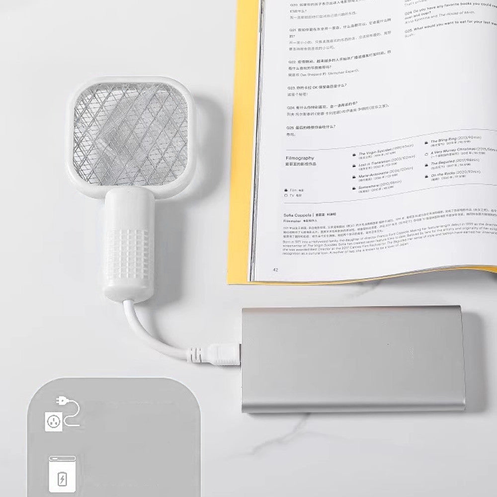 Електрична мухобійка ракетка (17×9,7см), від USB, / Електромухобійка / Пастка для комарів