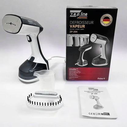 Ручний відпарювач Zepline ZP-204, 2500 Вт, 300 мл, чорний / Вертикальний відпарювач