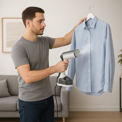 Ручний відпарювач Zepline ZP-204, 2500 Вт, 300 мл, чорний / Вертикальний відпарювач