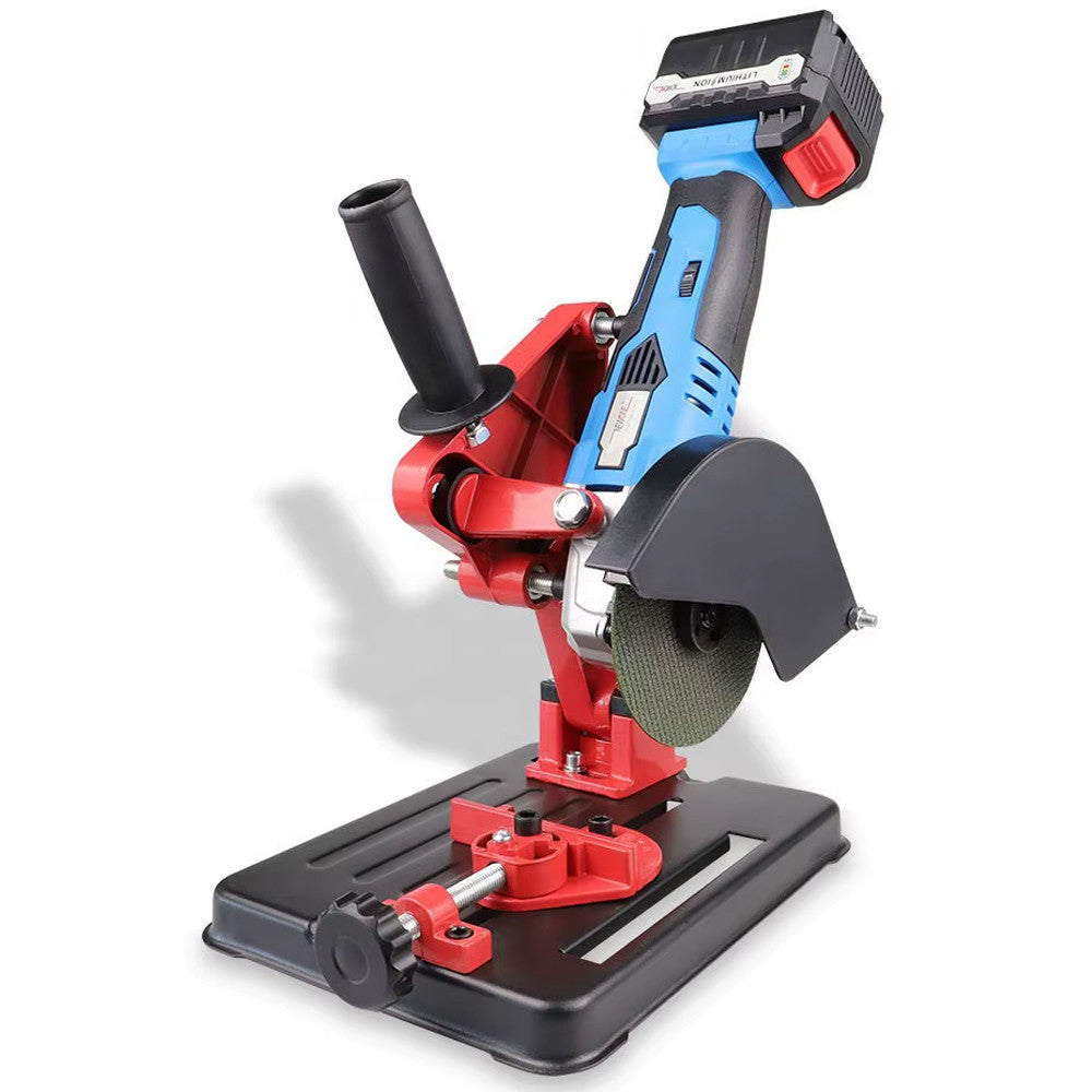 Стійка для болгарки 115-125мм, TZ-6103, Червоний / Підставка для кутової шліфувальні машини / Тримач для УШМ