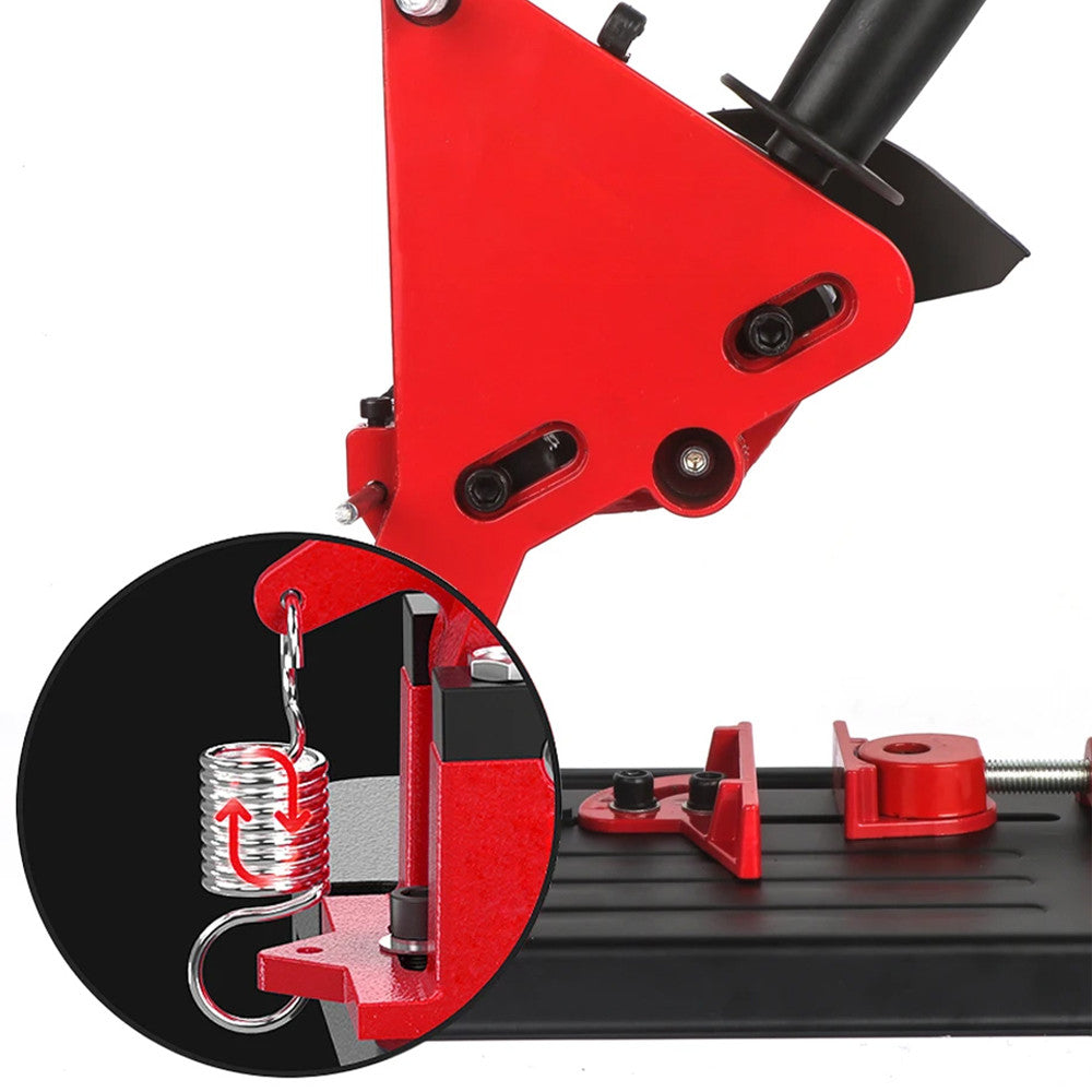 Стійка для болгарки 115-125мм, TZ-6103, Червоний / Підставка для кутової шліфувальні машини / Тримач для УШМ