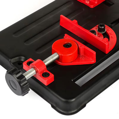 Стійка для болгарки 115-125мм, TZ-6103, Червоний / Підставка для кутової шліфувальні машини / Тримач для УШМ