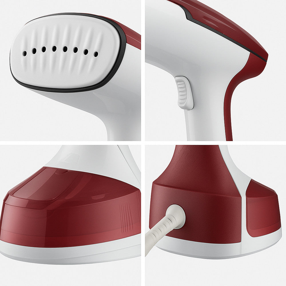 Ручний відпарювач для одягу Zepline ZP-204, 2500 Вт, 300 мл, червоний / Вертикальний відпарювач