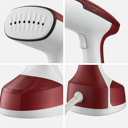 Ручний відпарювач для одягу Zepline ZP-204, 2500 Вт, 300 мл, червоний / Вертикальний відпарювач