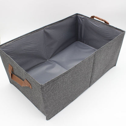 Коробка-органайзер для зберігання речей 23л, 50х30х20см, Сірий / Органайзер для речей у шафу / Кошик для одягу