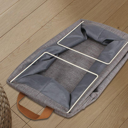 Коробка-органайзер для зберігання речей 23л, 50х30х20см, Сірий / Органайзер для речей у шафу / Кошик для одягу