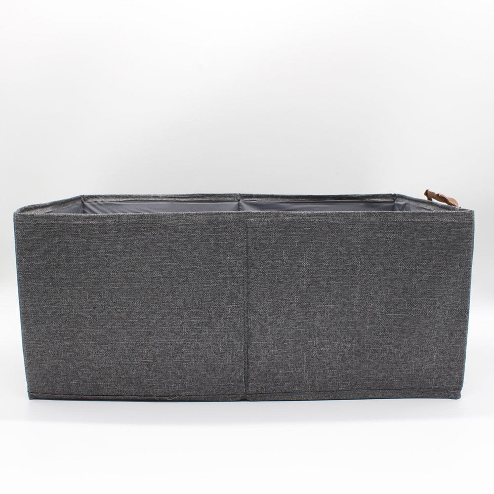 Коробка-органайзер для зберігання речей 23л, 50х30х20см, Сірий / Органайзер для речей у шафу / Кошик для одягу