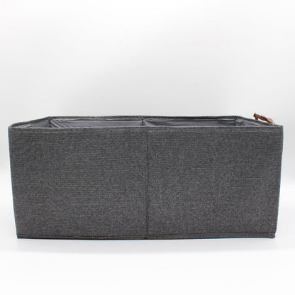 Коробка-органайзер для зберігання речей 23л, 50х30х20см, Сірий / Органайзер для речей у шафу / Кошик для одягу