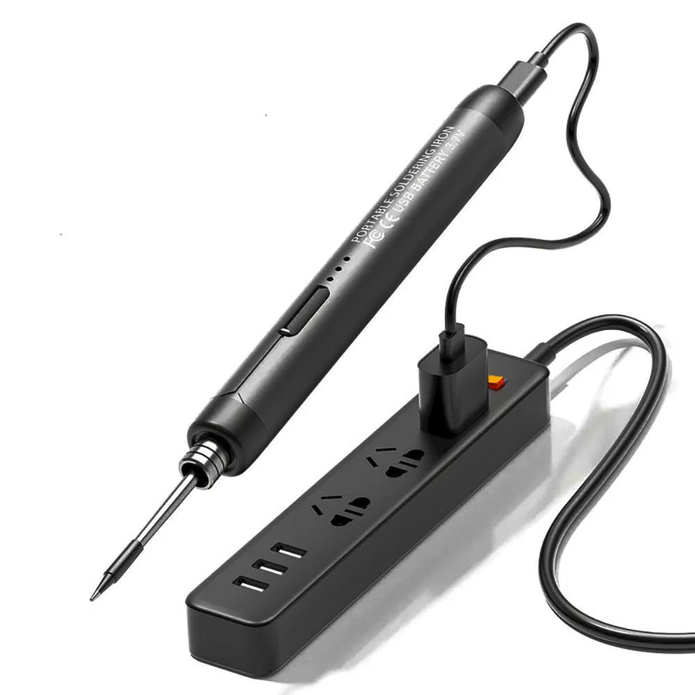 Паяльник з регулюванням температури 10Вт, USB, 300-450°C, / Портативний паяльник / USB паяльник