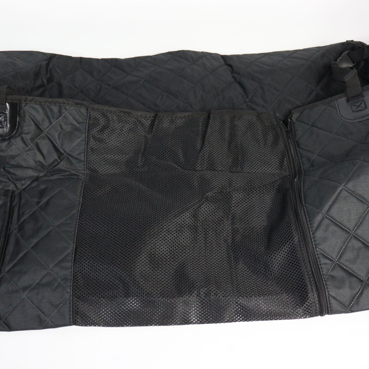 Чохол-гамак автомобільний для перевезення тварин, 120х56 см, Чорний / Накидка на заднє сидіння авто для собак