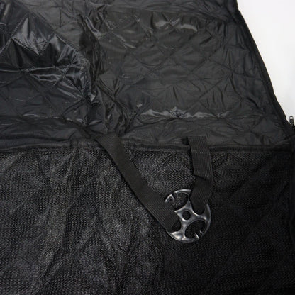 Чохол-гамак автомобільний для перевезення тварин, 120х56 см, Чорний / Накидка на заднє сидіння авто для собак