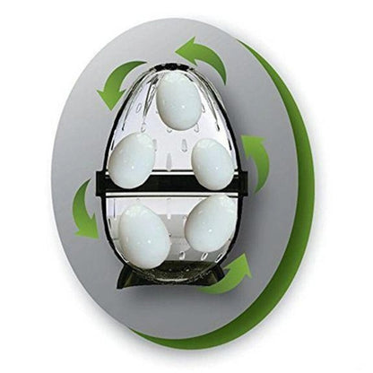 Контейнер для чищення яєць (до 5 яєць) Egg Stripper, Прозорий / Ручна машина для очищення яєць / Апарат для чищення яєць