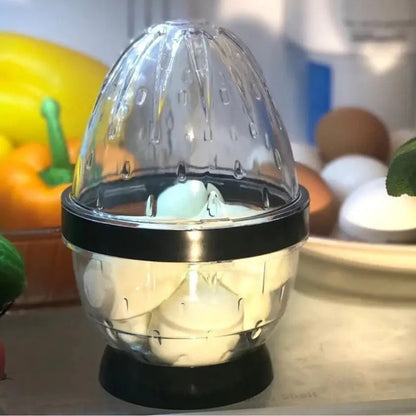 Контейнер для чищення яєць (до 5 яєць) Egg Stripper, Прозорий / Ручна машина для очищення яєць / Апарат для чищення яєць
