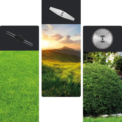 Акумуляторна газонокосарка на колесах + 2АКБ 48V / Садовий триммер / Акумуляторний триммер для трави