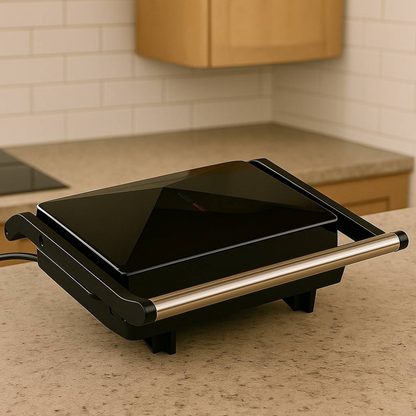 Електрогриль з антипригарним покриттям LB-9030, 850 Вт / Гриль електричний / Електричний барбекю