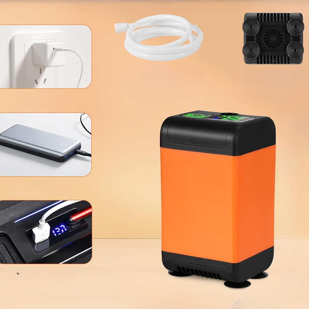 Портативний душ із акумулятором 4800 мАг, MY-880 / Мобільний душ для кемпінгу / Душ із цифровим індикатором