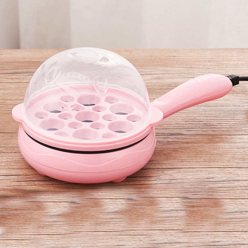 Міні-сковорода електрична рожева з антипригарним покриттям 350 Вт 33393 / Електросковорода / Сковорода електрична