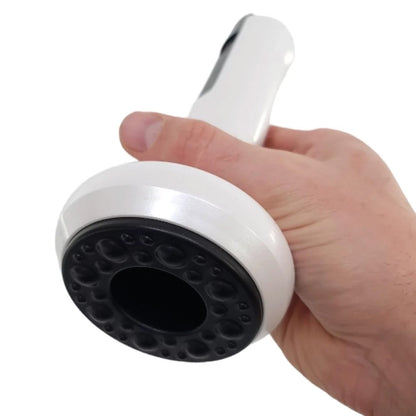 Вакуумний масажер акумуляторний, 6 режимів, Білий / Ручний масажер для тіла від целюліту